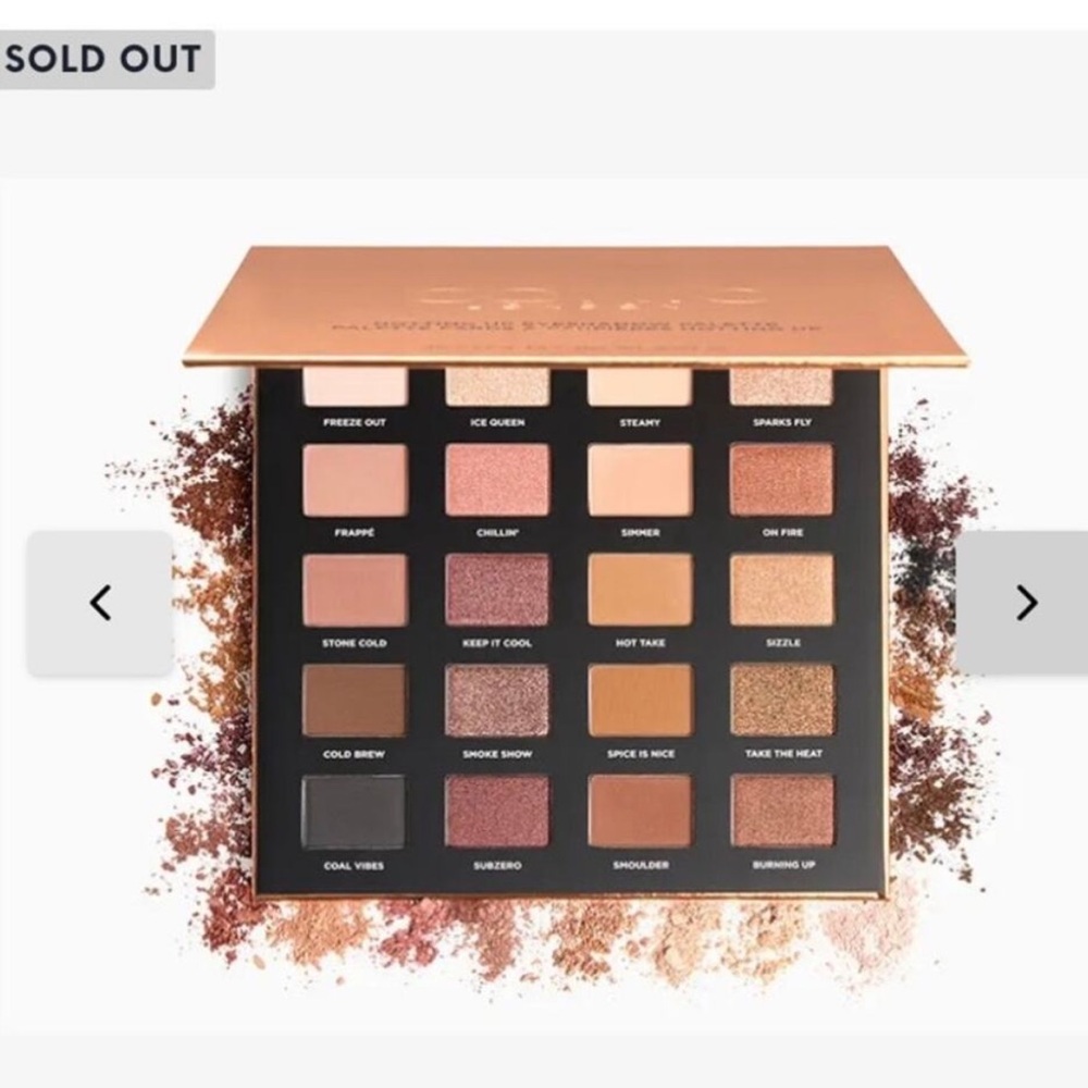 NEW! Iconic London Hotting Up Eyeshadow Palette with Mirror (sold out online!)